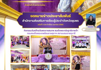 วันพฤหัสบดีที่ 2 เมษายน 2569 นางสาวประไพศรี คงตระกูล ผู้อำนวยการสำนักงานส่งเสริมการเรียนรู้ประจำจังหวัดชุมพร ได้ส่งเสริมให้ศูนย์ส่งเสริมการเรียนรู้ระดับอำเภอในสังกัด จัดโครงการ “วันรักการอ่าน 2 เมษายน 2569” เนื่องในโอกาสวันที่ 2 เมษายน ซึ่งเป็นวันคล้ายวันพระราชสมภพ สมเด็จพระกนิษฐาธิราชเจ้า กรมสมเด็จพระเทพรัตนราชสุดาฯ สยามบรมราชกุมารี เพื่อส่งเสริมและปลูกฝังนิสัยรักการอ่านให้กับประชาชนทุกช่วงวัย ตลอดจนสร้างความตระหนักถึงความสำคัญของการเรียนรู้อย่างต่อเนื่อง และร่วมเทิดพระเกียรติในโอกาสวันสำคัญดังกล่าว วันพฤหัสบดีที่ 2 เมษายน 2569 นางสาวประไพศรี คงตระกูล ผู้อำนวยการสำนักงานส่งเสริมการเรียนรู้ประจำจังหวัดชุมพร ได้ส่งเสริมให้ศูนย์ส่งเสริมการเรียนรู้ระดับอำเภอในสังกัด จัดโครงการ “วันรักการอ่าน 2 เมษายน 2569” เนื่องในโอกาสวันที่ 2 เมษายน ซึ่งเป็นวันคล้ายวันพระราชสมภพ สมเด็จพระกนิษฐาธิราชเจ้า กรมสมเด็จพระเทพรัตนราชสุดาฯ สยามบรมราชกุมารี เพื่อส่งเสริมและปลูกฝังนิสัยรักการอ่านให้กับประชาชนทุกช่วงวัย ตลอดจนสร้างความตระหนักถึงความสำคัญของการเรียนรู้อย่างต่อเนื่อง และร่วมเทิดพระเกียรติในโอกาสวันสำคัญดังกล่าว